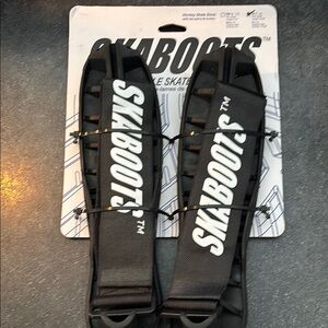 Skaboots Black Skate Blade Covers